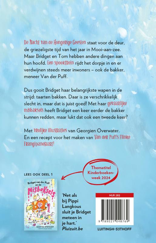 Achterkant van Bridget van der Puff en de spooktrein
