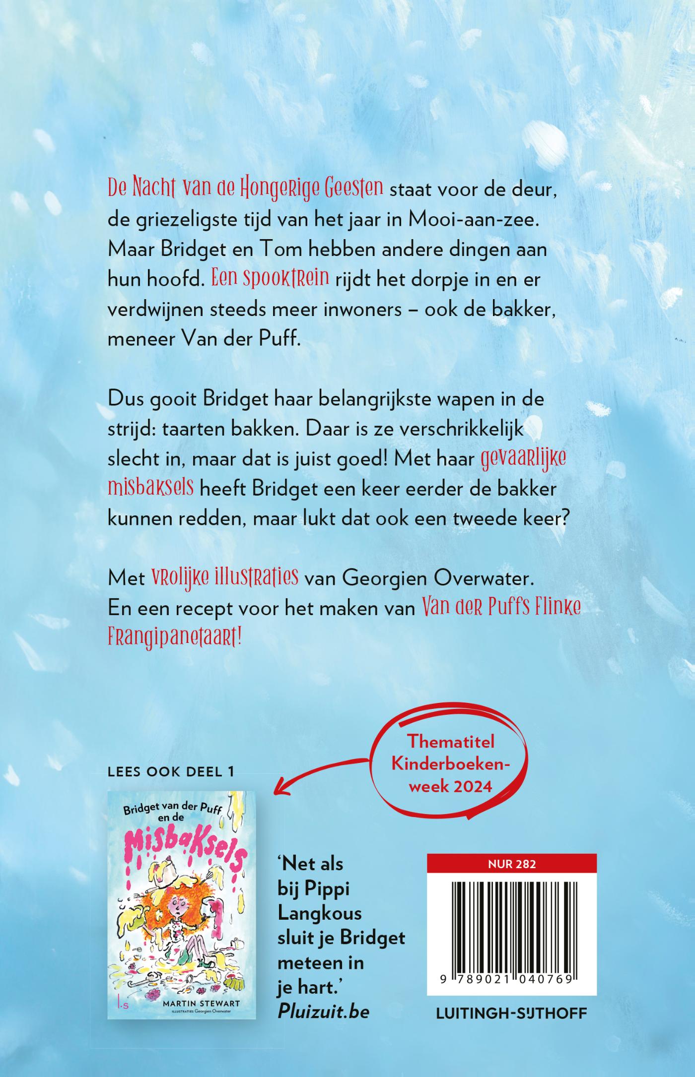 Achterkant van Bridget van der Puff en de spooktrein