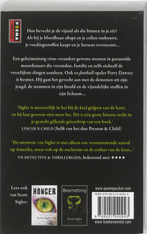 Achterkant van Infectie