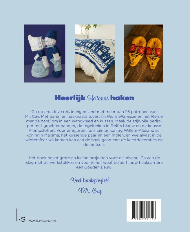 Achterkant van Heel Holland Haakt met Mr. Cey