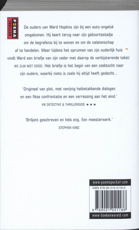 Achterkant van De stromannen