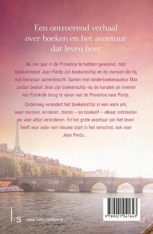 Achterkant van Het boekenschip van Parijs