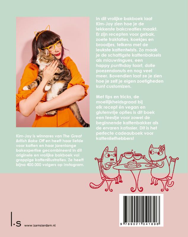 Achterkant van Het leukste katten bakboek