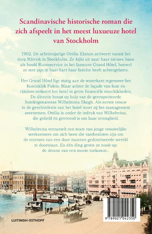 Achterkant van De vrouwen van het Grand Hôtel