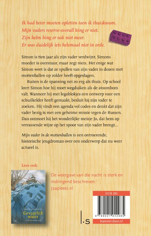 Achterkant van Mijn vader in de mottenballen