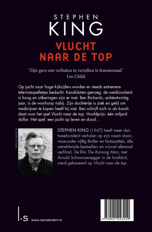 Achterkant van Vlucht naar de top