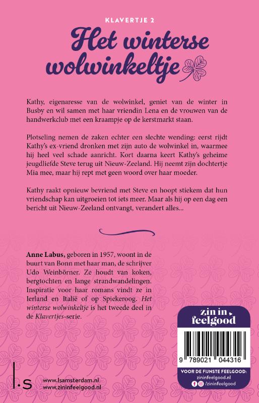 Achterkant van Het winterse wolwinkeltje
