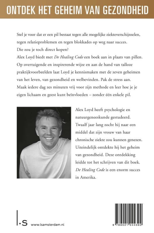 Achterkant van De Healing Code (POD)