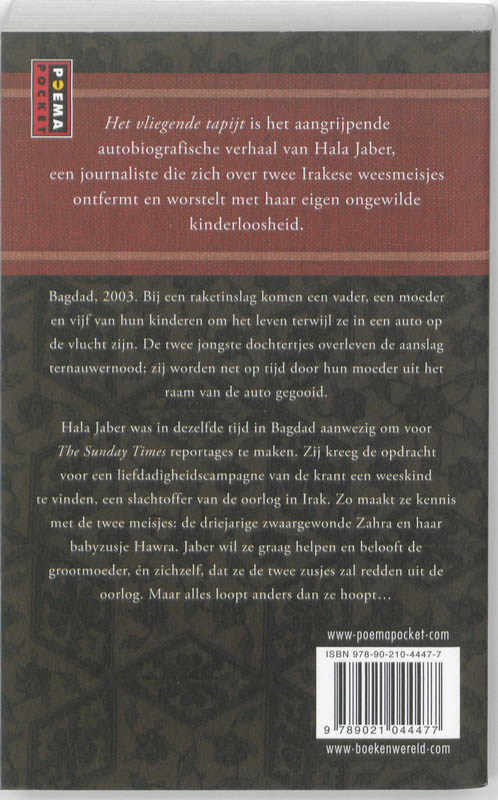Achterkant van Het vliegende tapijt