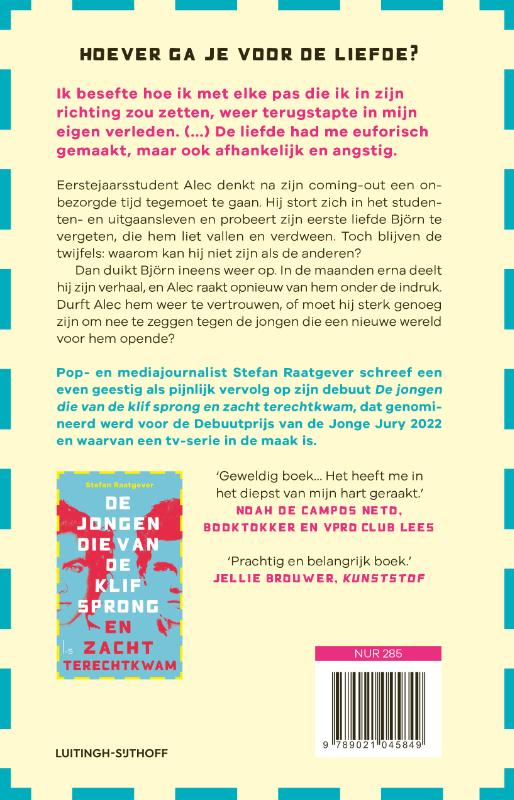 Achterkant van De jongen die de tijd wilde stopzetten