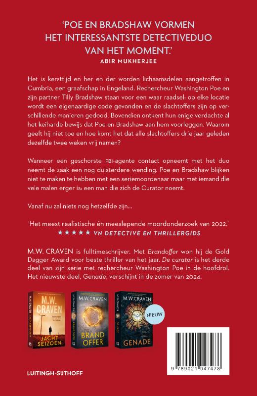 Achterkant van De curator