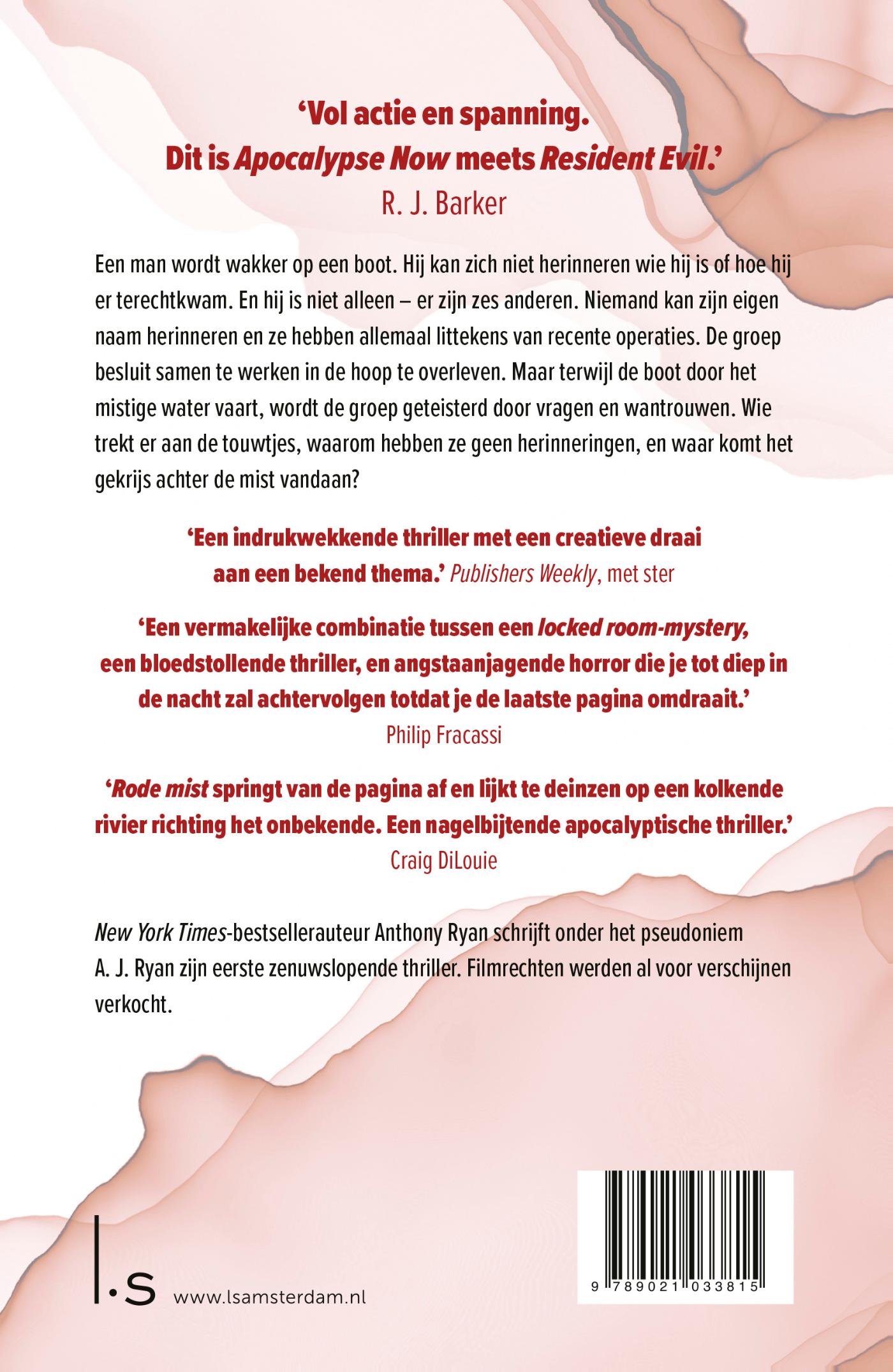 Achterkant van Rode mist