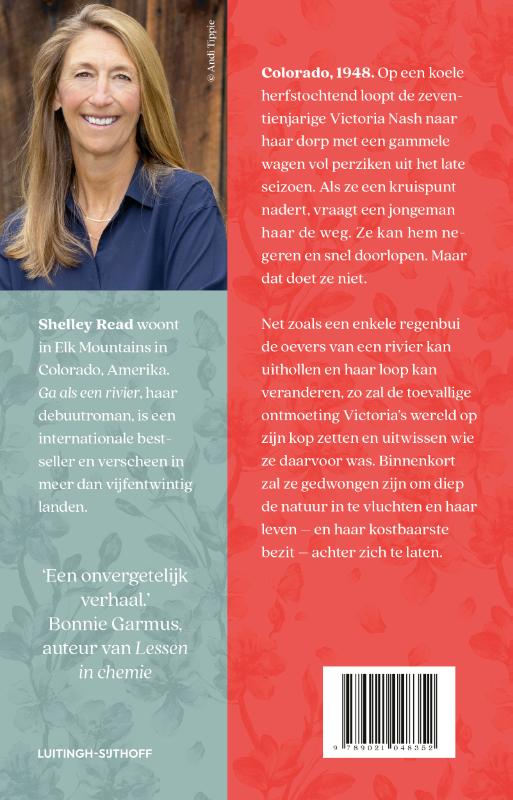 Achterkant van Ga als een rivier