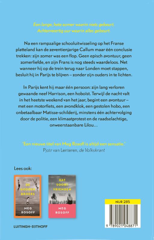 Achterkant van Er gebeurde bijna niets