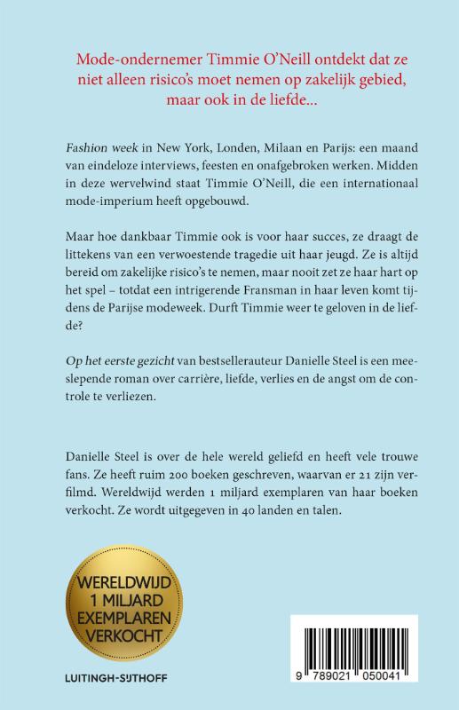 Achterkant van Op het eerste gezicht