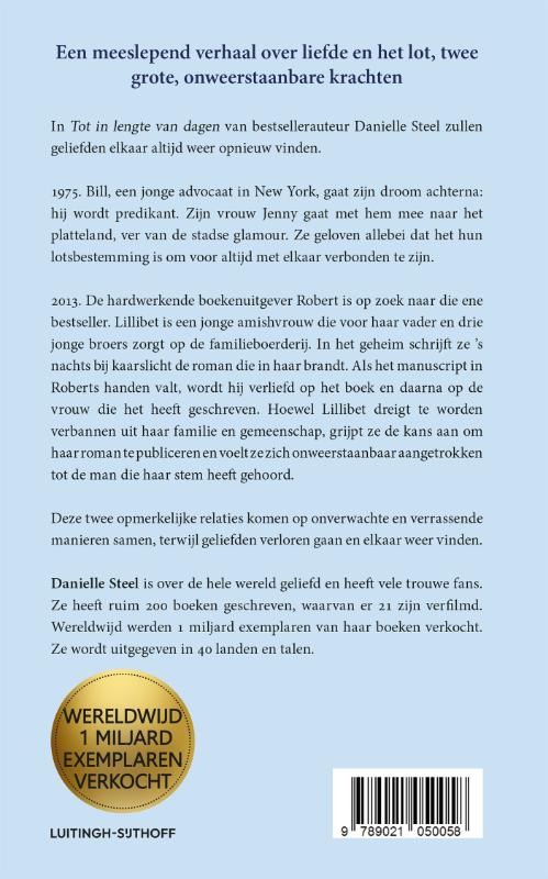 Achterkant van Tot in lengte van dagen