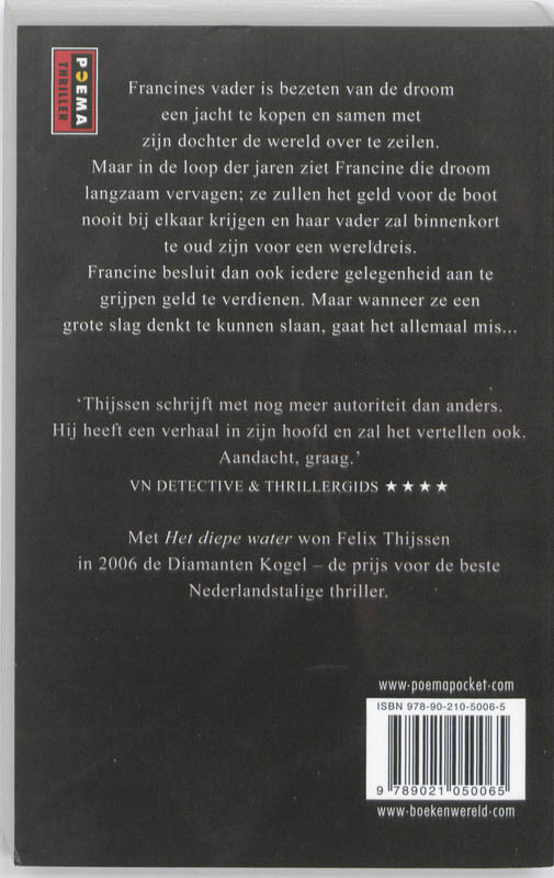 Achterkant van Het diepe water