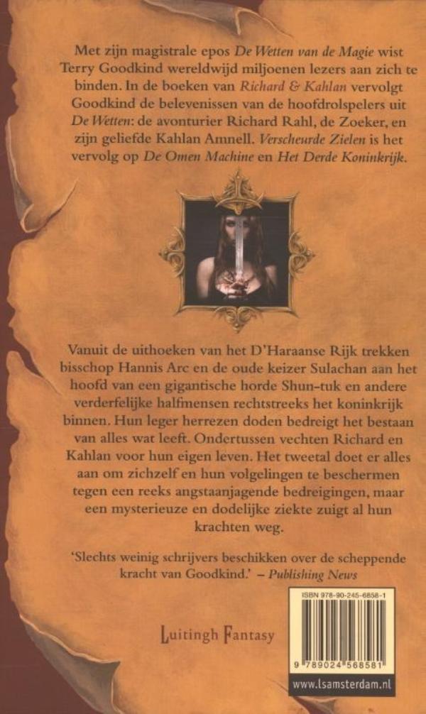 Achterkant van Verscheurde zielen