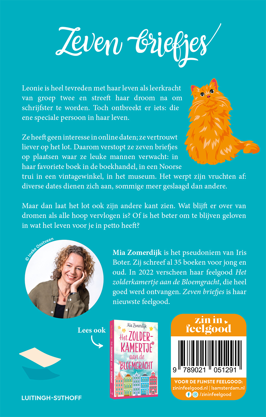 Achterkant van Zeven briefjes