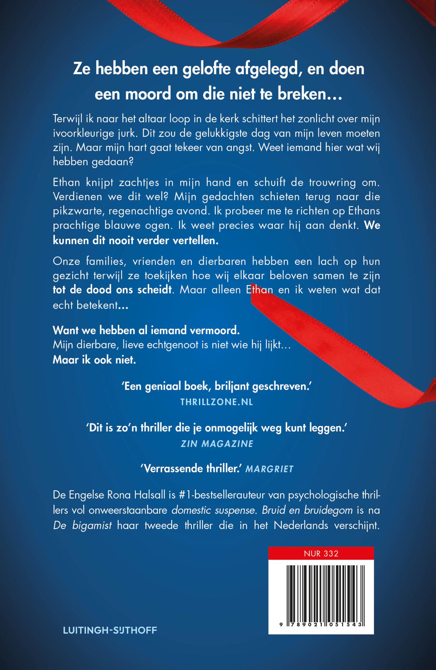 Achterkant van Bruid en bruidegom