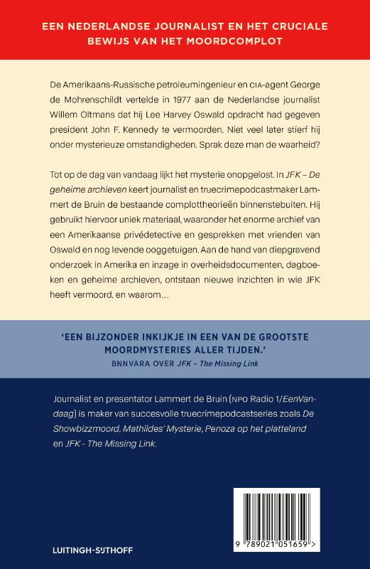 Achterkant van JFK - De geheime archieven
