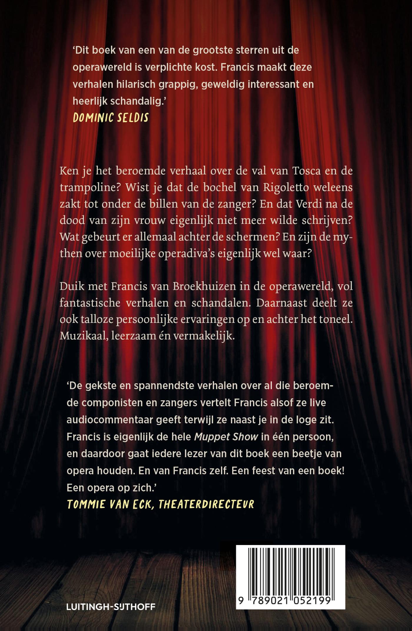 Achterkant van Schandalig mooie opera