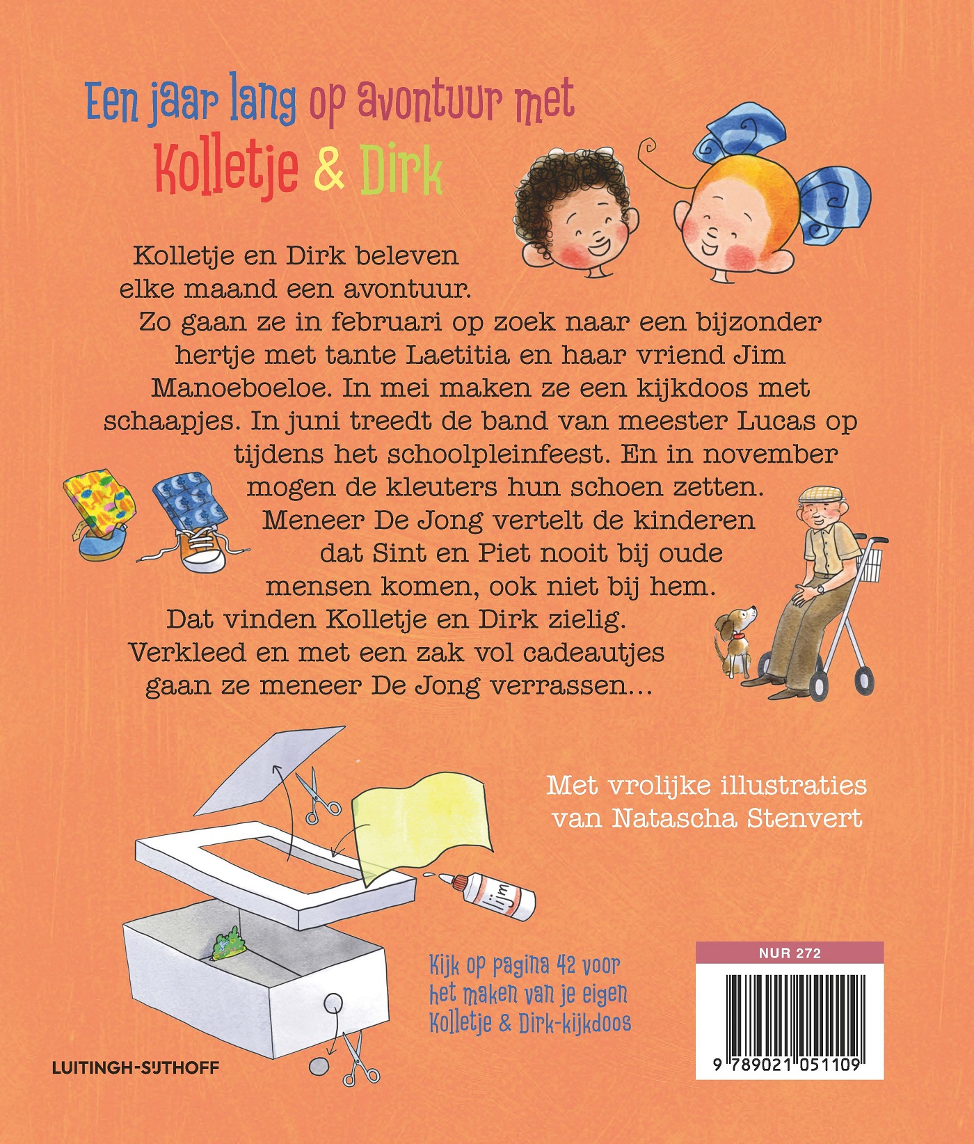 Achterkant van Kolletje & Dirk het hele jaar rond