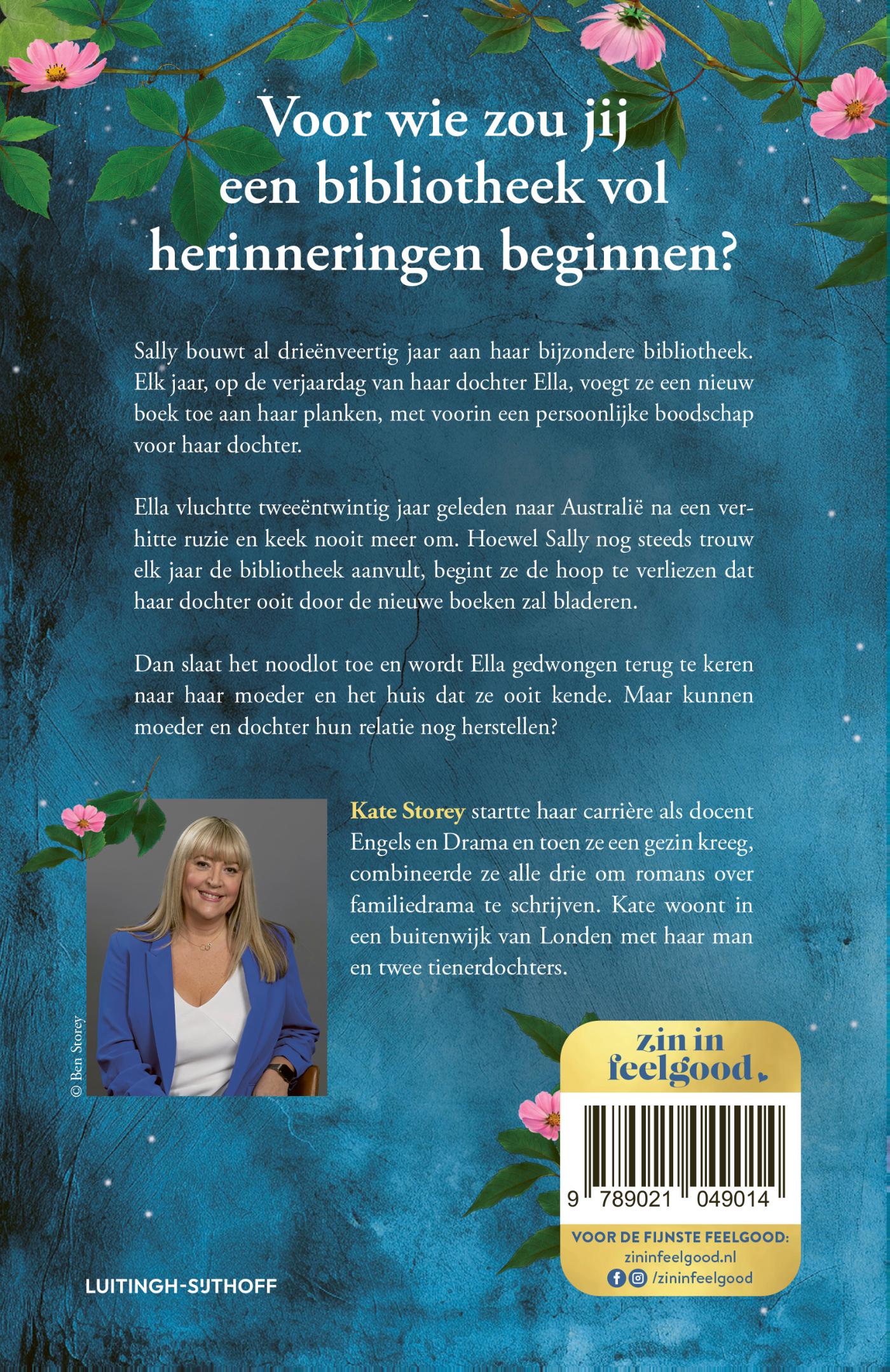 Achterkant van De bibliotheek vol herinneringen