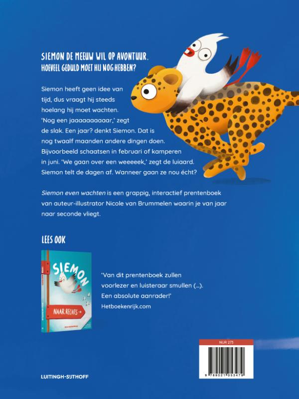 Achterkant van Siemon even wachten