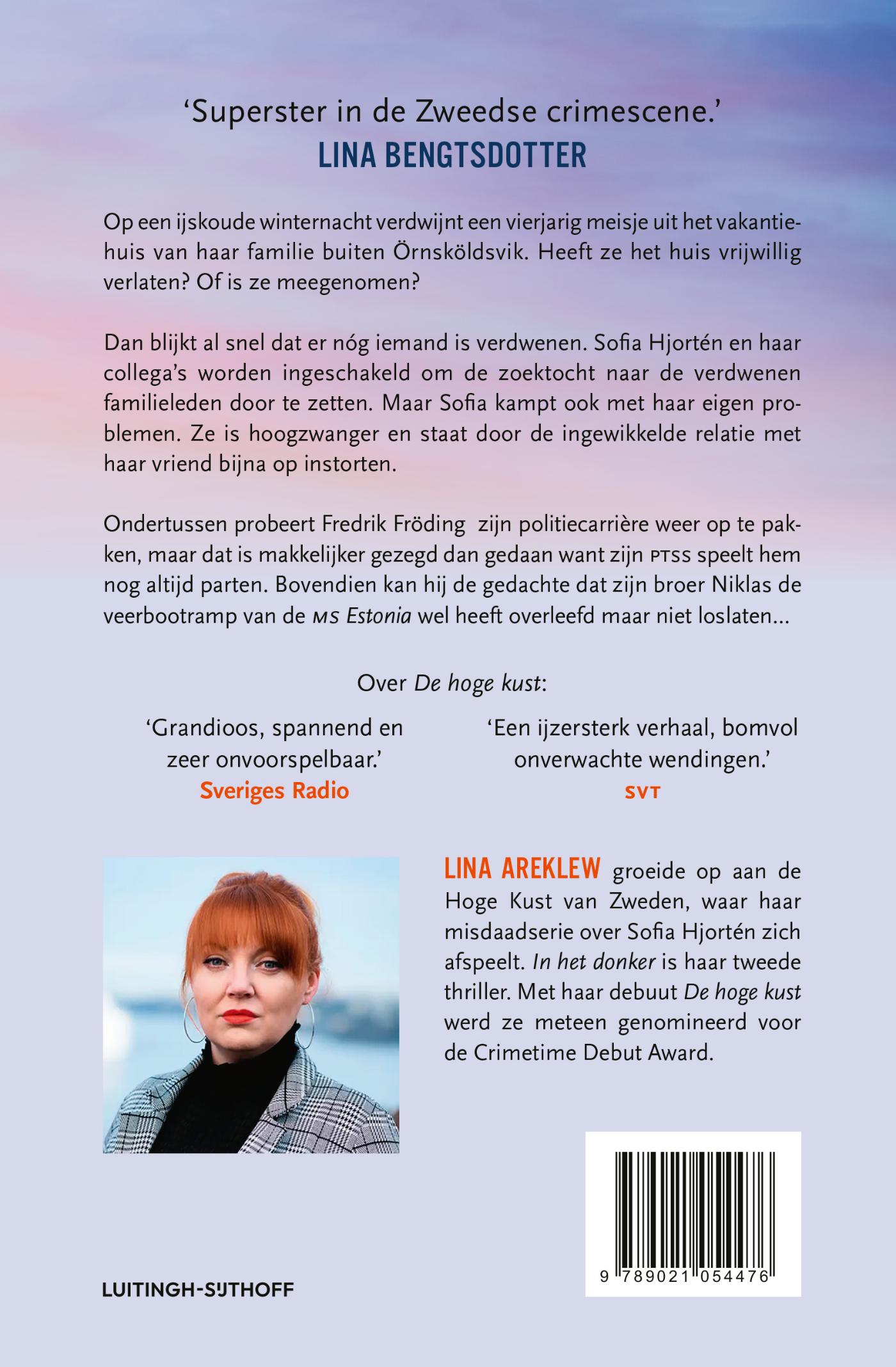 Achterkant van In het donker