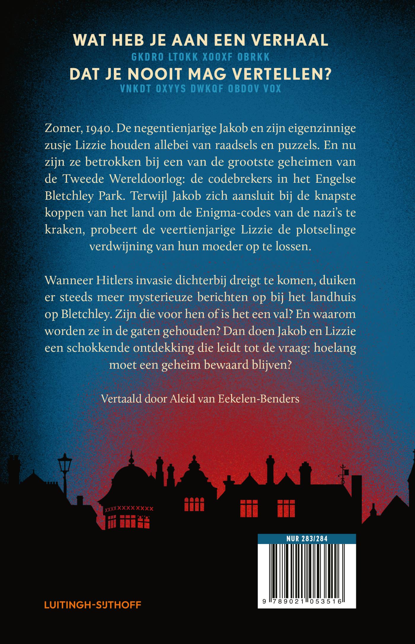 Achterkant van Het raadsel van Bletchley Park