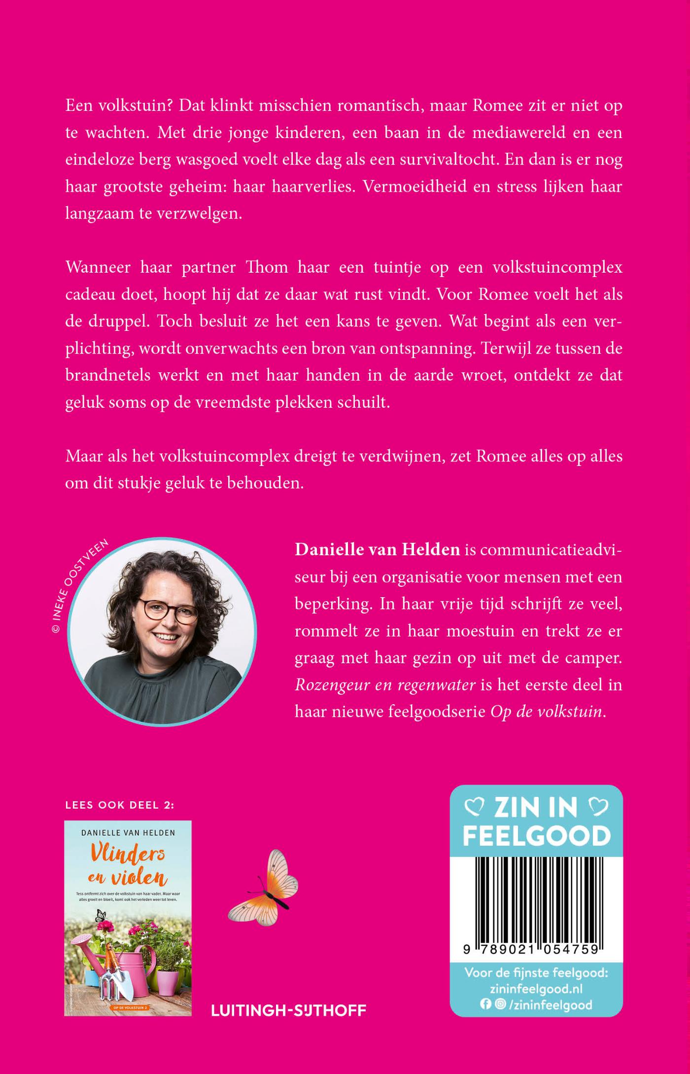 Achterkant van Rozengeur en regenwater