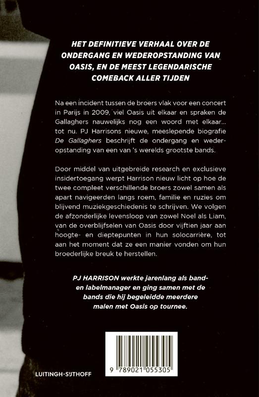 Achterkant van De Gallaghers