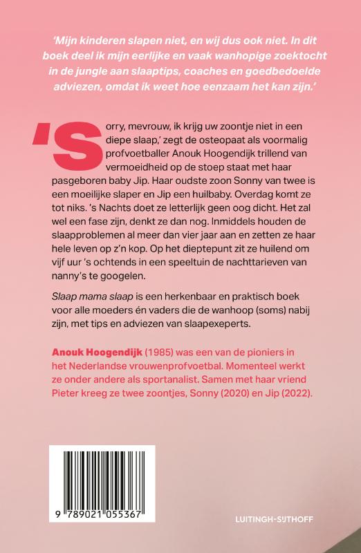 Achterkant van Slaap mama slaap