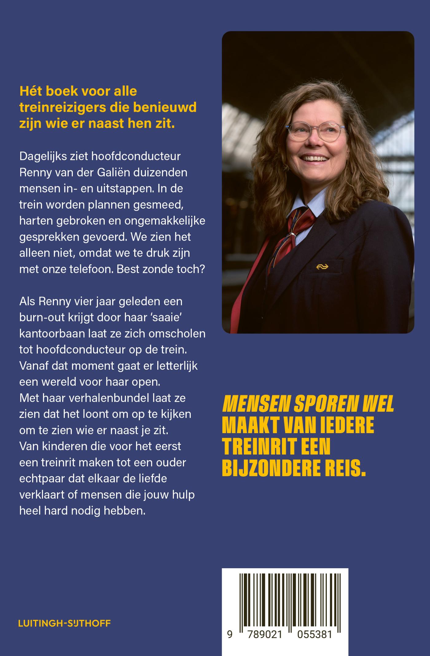 Achterkant van Mensen sporen wel