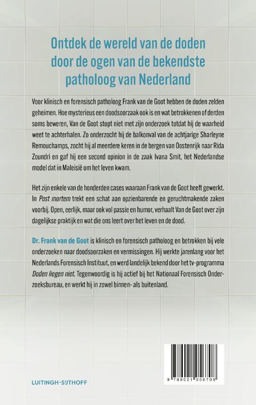 Achterkant van Post mortem