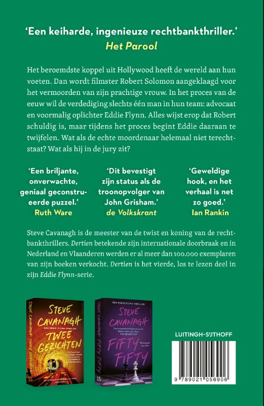 Achterkant van Dertien