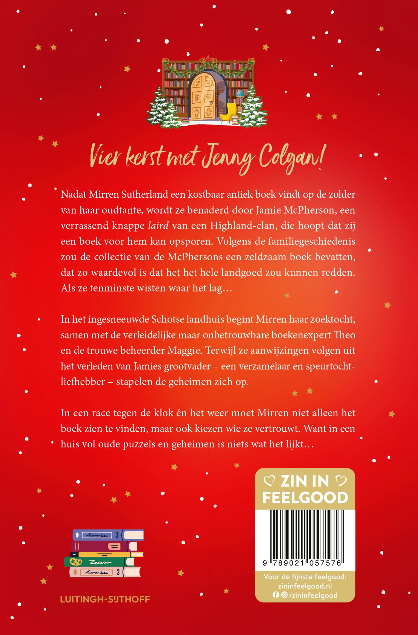 Achterkant van De verborgen kerstbibliotheek