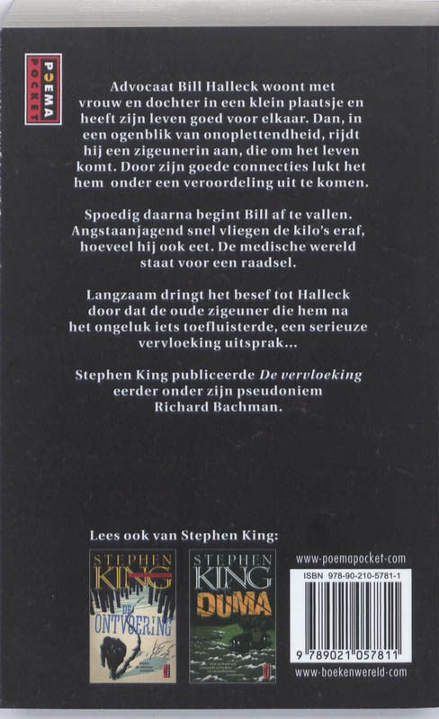 Achterkant van De vervloeking