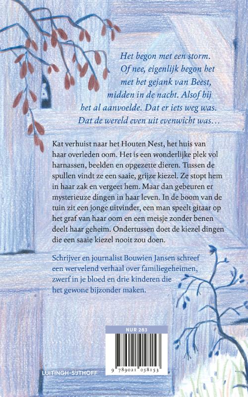 Achterkant van Kiezel