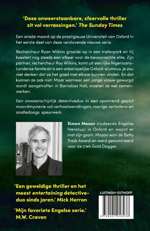 Achterkant van Een moord in november