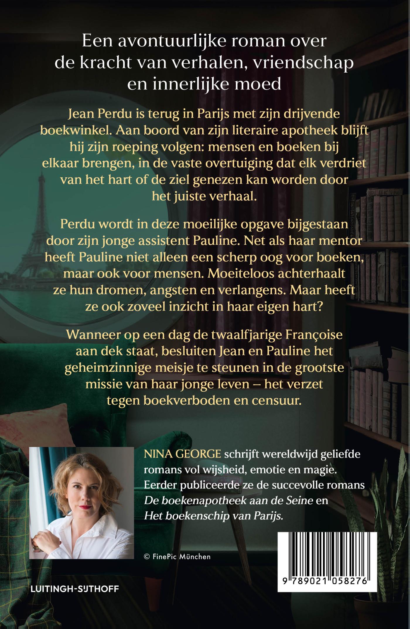 Achterkant van De verhalenfluisteraar van Parijs