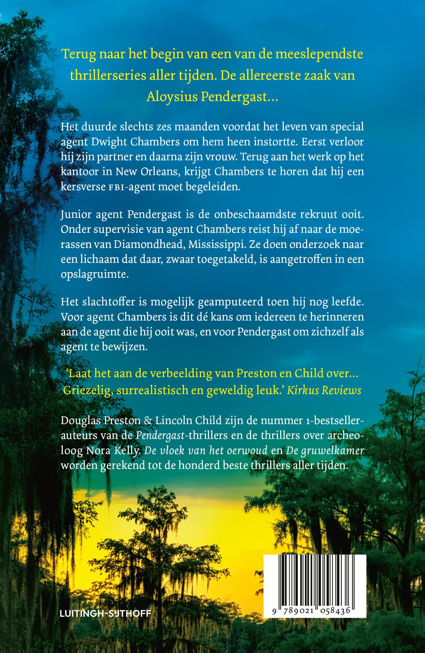 Achterkant van Pendergast