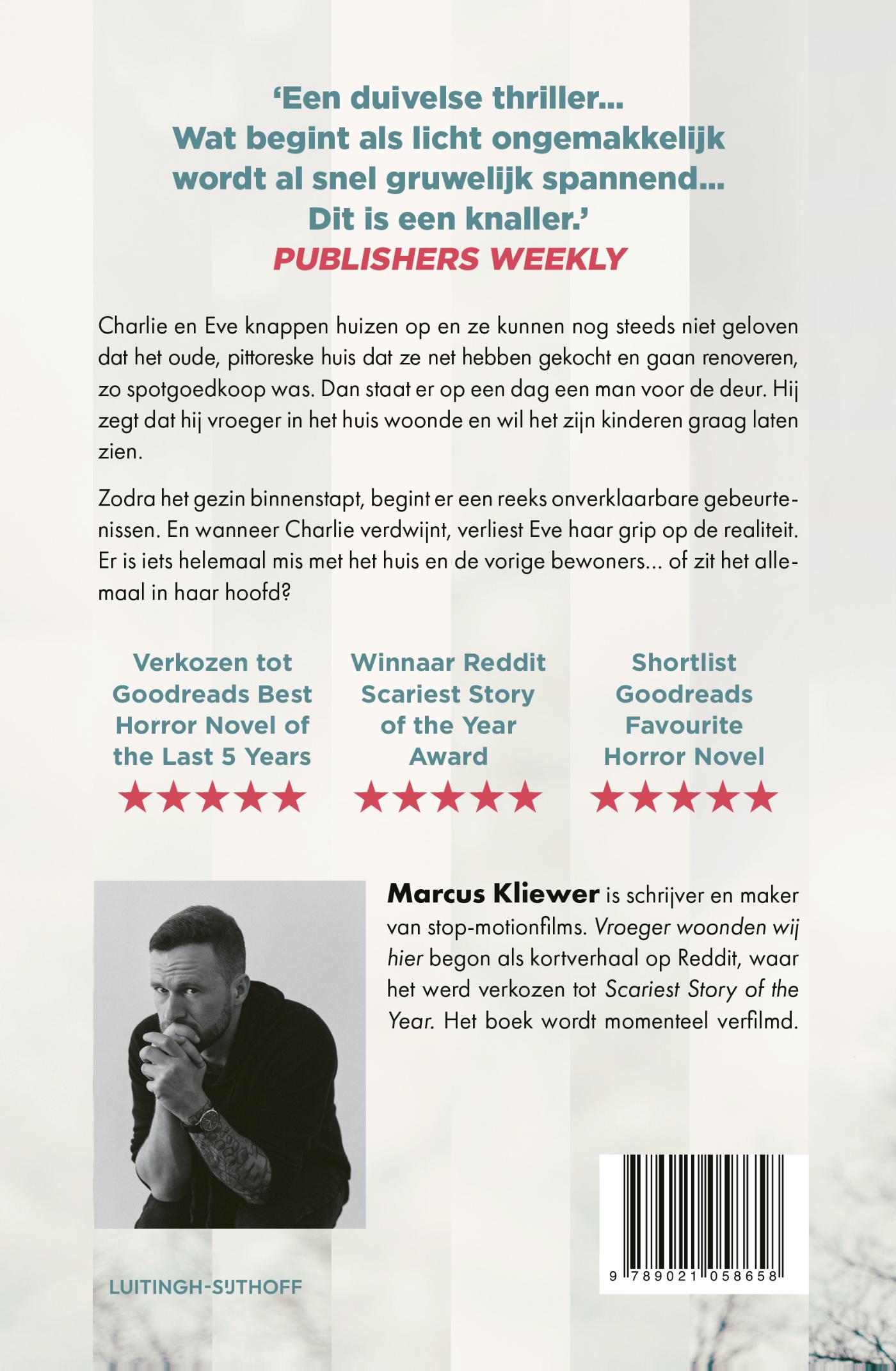 Achterkant van Vroeger woonden wij hier