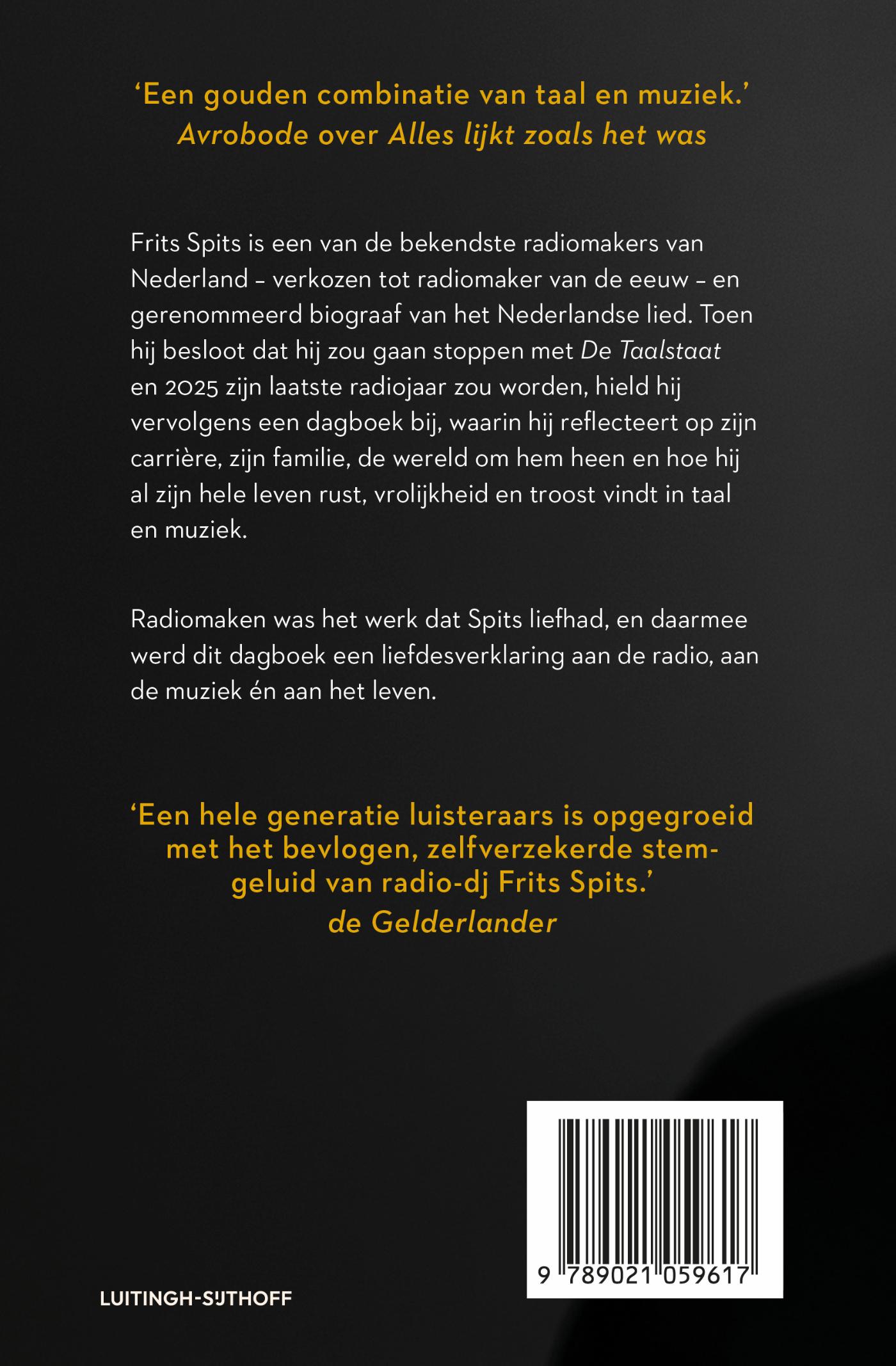 Achterkant van Mijn laatste radiojaar