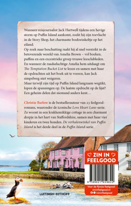 Achterkant van De verhalenwinkel van Puffin Island