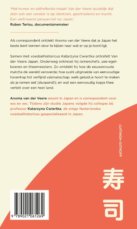 Achterkant van Sushi eet je met je handen