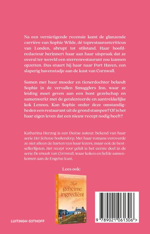 Achterkant van Het recept voor geluk