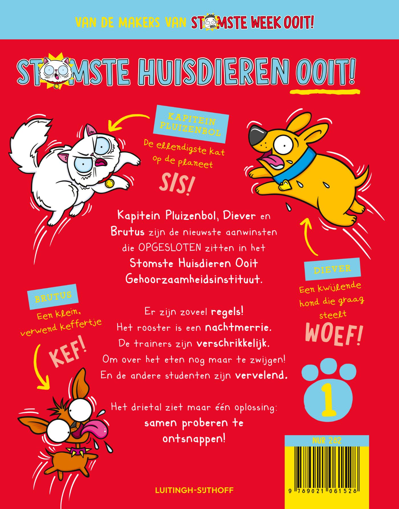 Achterkant van Opgesloten