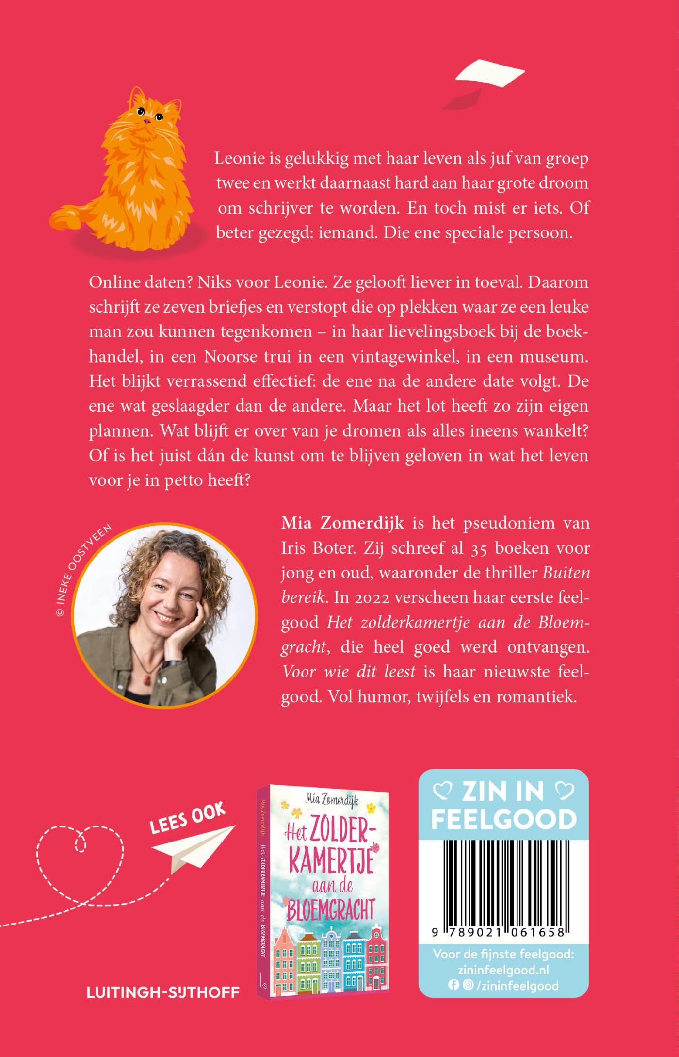 Achterkant van Voor wie dit leest
